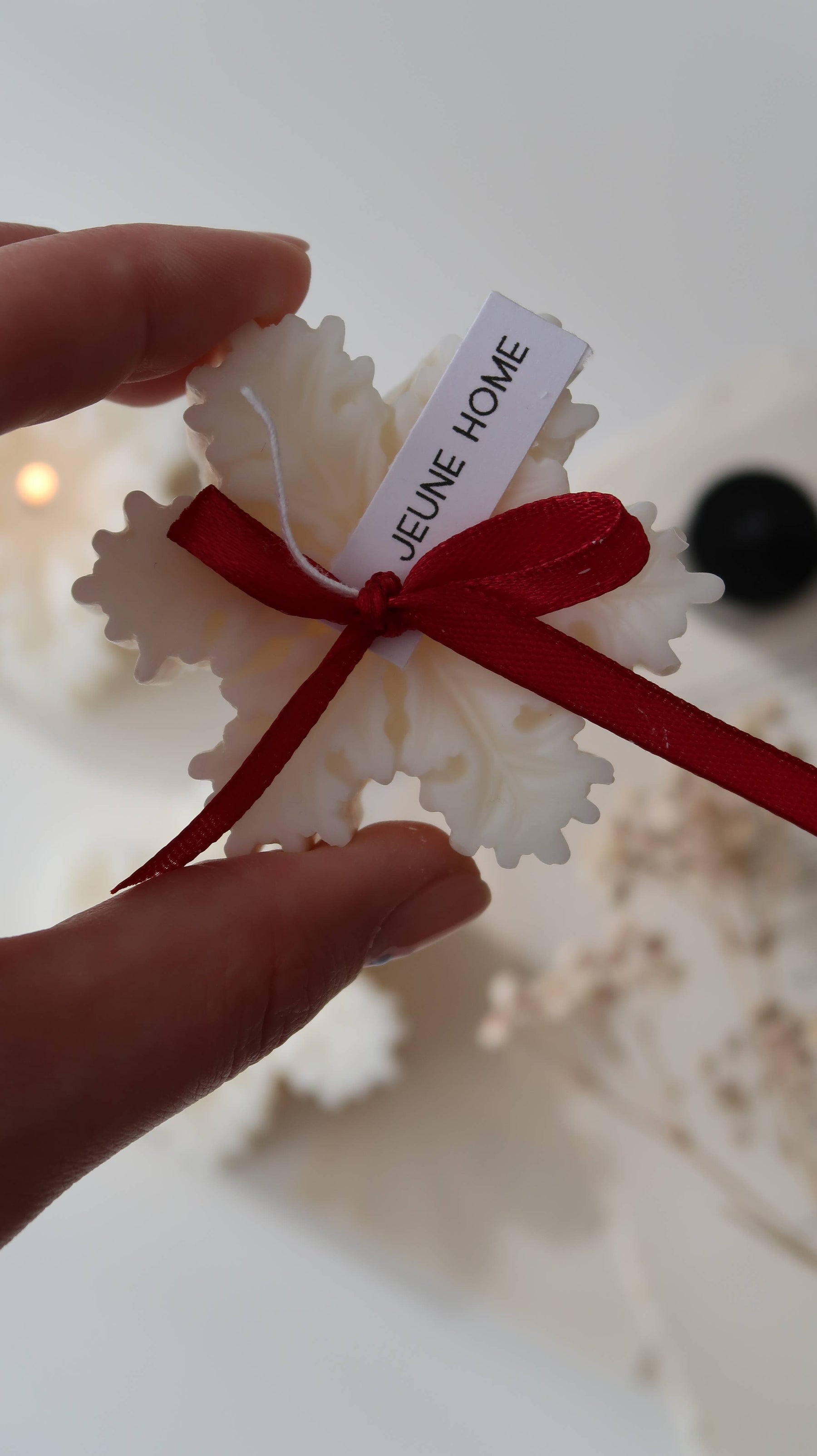 Mini Snowflake Candle - Christmas tree