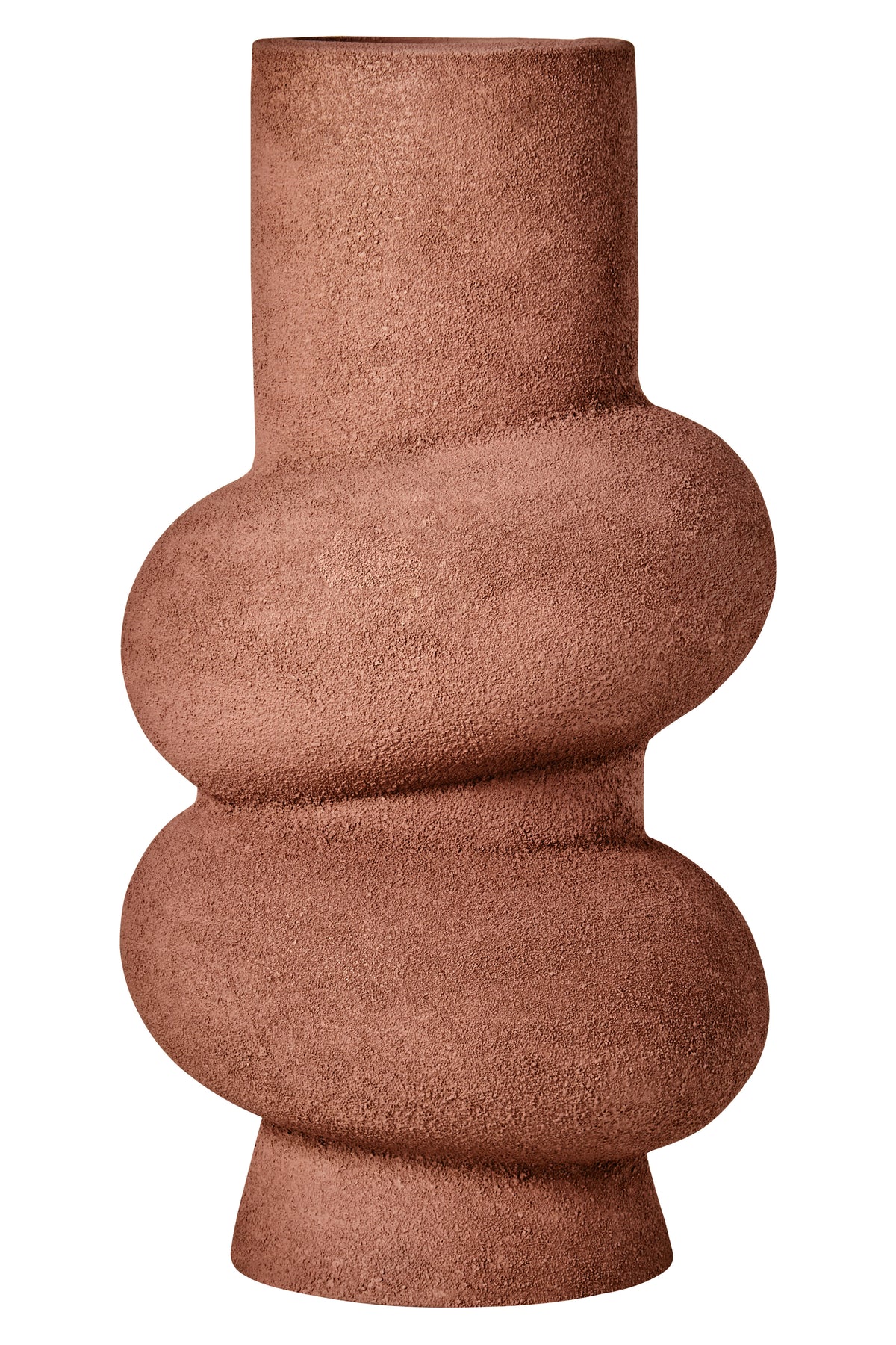 Dunas Large Textured Red Bubble Vase
