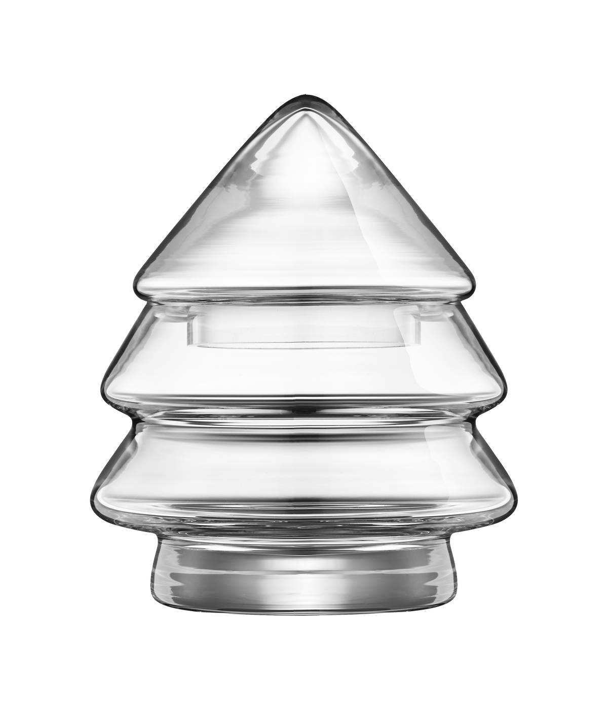 Christmas Tree Glass Jar With Lid Mini