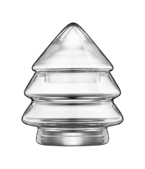 Christmas Tree Glass Jar With Lid Mini