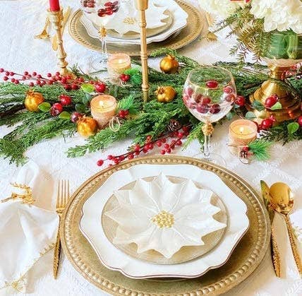 22" Red Artificial Berry Stem