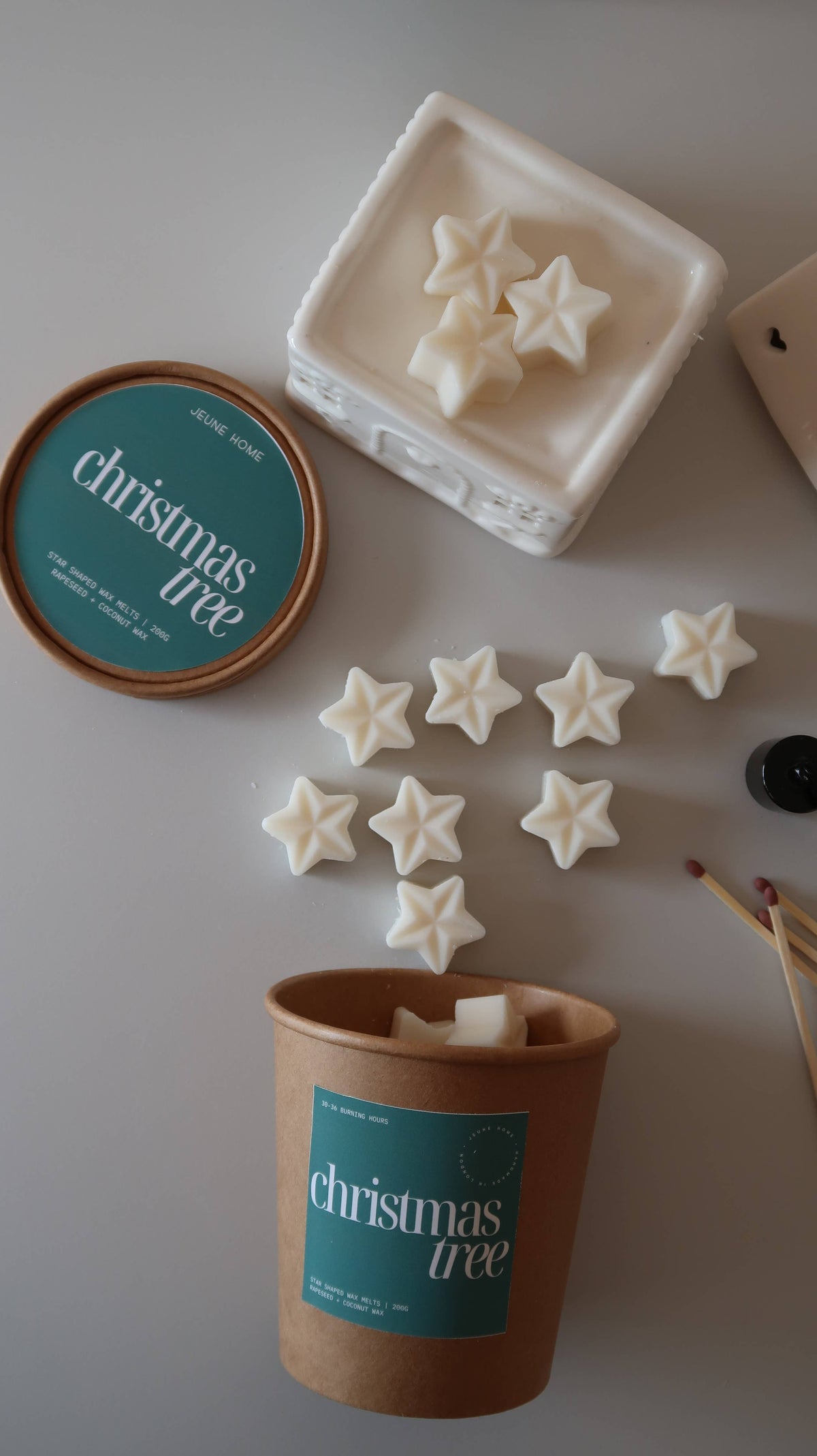 Christmas Tree Scented Star Shaped Wax Melts