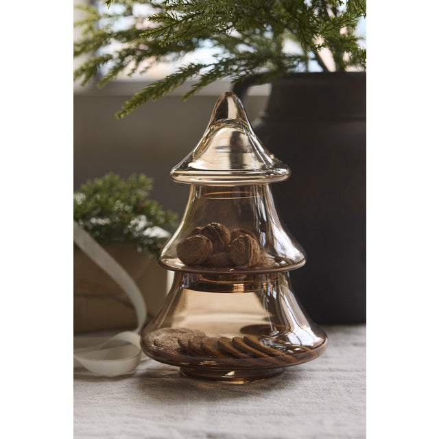 Scarlett - Glasskrukke Brun