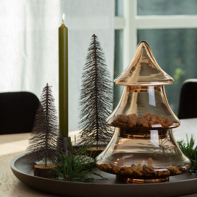 Scarlett - Glasskrukke Brun