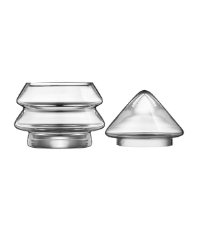 Christmas Tree Glass Jar With Lid Mini