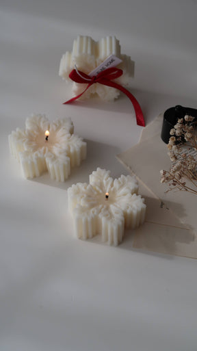 Mini Snowflake Candle - Christmas tree