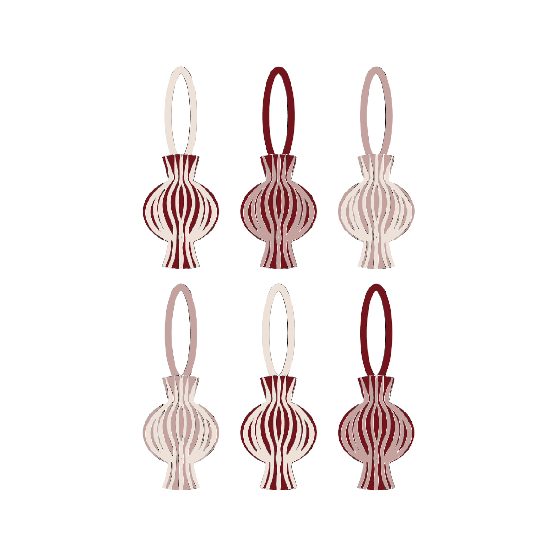 3D Paper Tree Decorations Sweeties