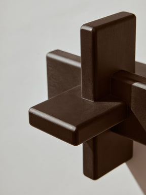 Cato Black Wood Sculpture