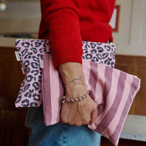 LILI FLAT POUCH GRAOU BUBBLE PINK