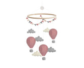 Mobile, Ariballoons, Pink