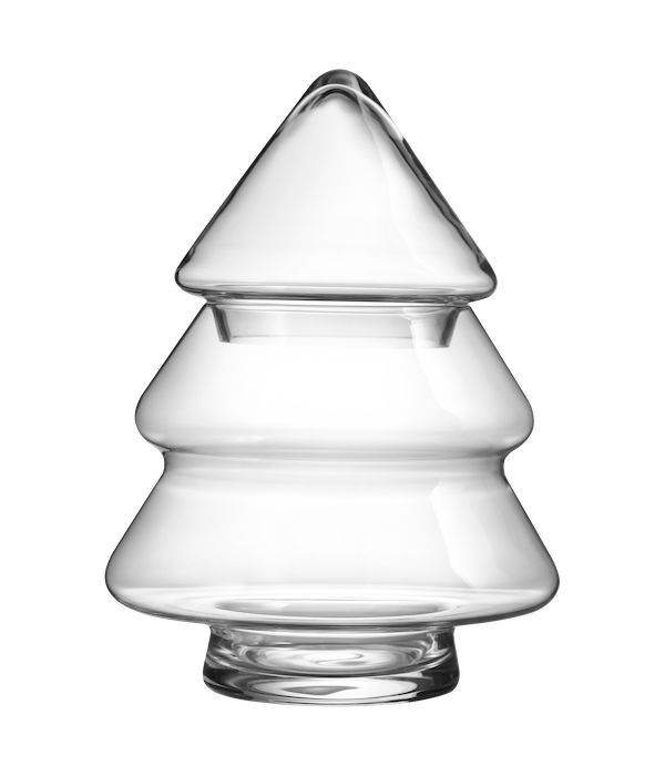 Muurla Christmas Tree Glass Jar With Lid