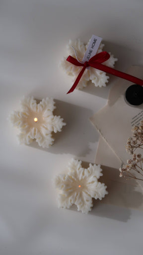 Mini Snowflake Candle - Christmas tree