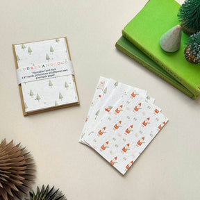 Mini A7 Plantable Wildflower Seed Christmas Card 4 pack
