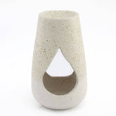 White Stone Oil Burner and Wax Warmer