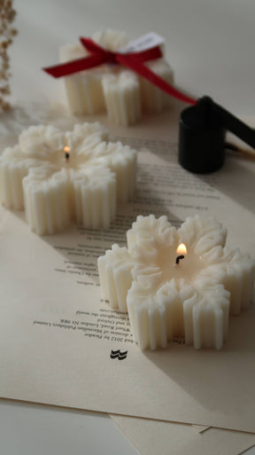 Mini Snowflake Candle - Christmas tree