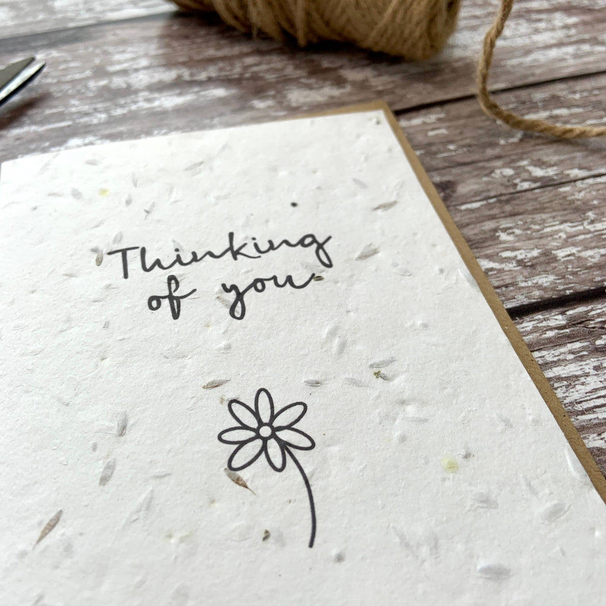 Thinking of you plantable seed card