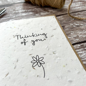 Thinking of you plantable seed card