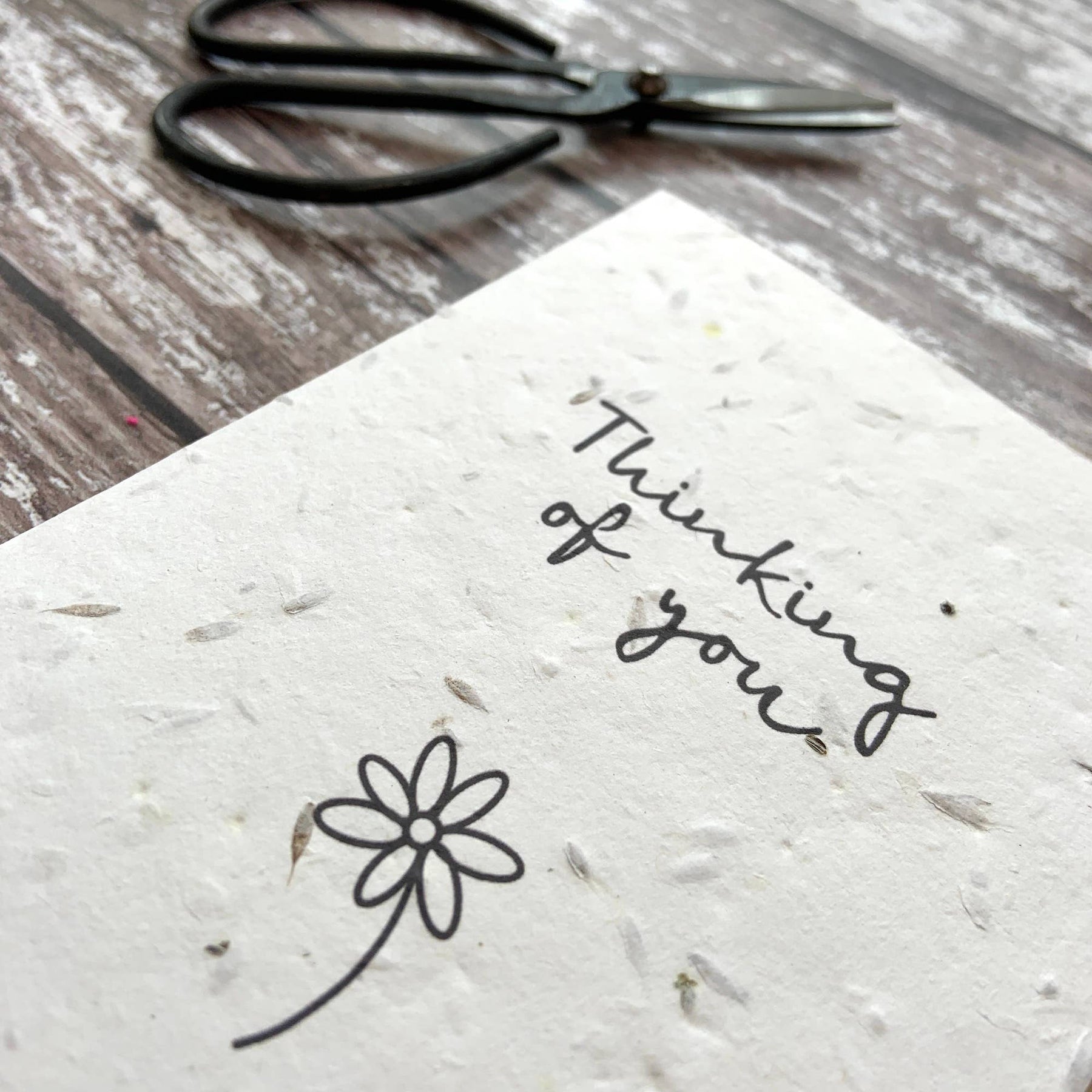 Thinking of you plantable seed card