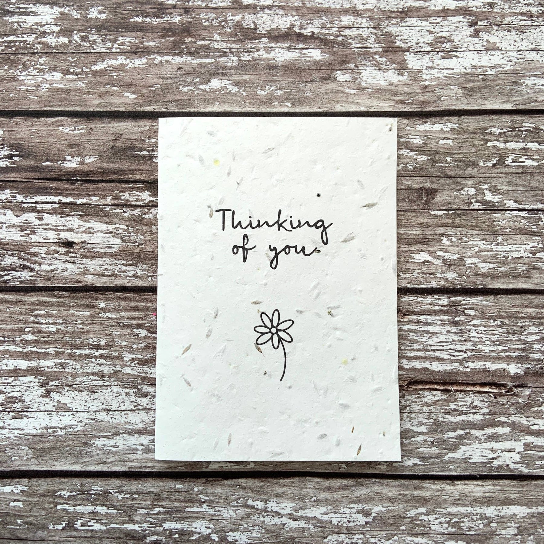Thinking of you plantable seed card