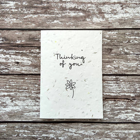 Thinking of you plantable seed card