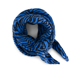 BIANCA SWADDLE ZEBROU GREEK BLUE: GREEK BLUE / ZEBROU