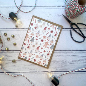 Plantable Christmas Card 4 pack: Red/Green