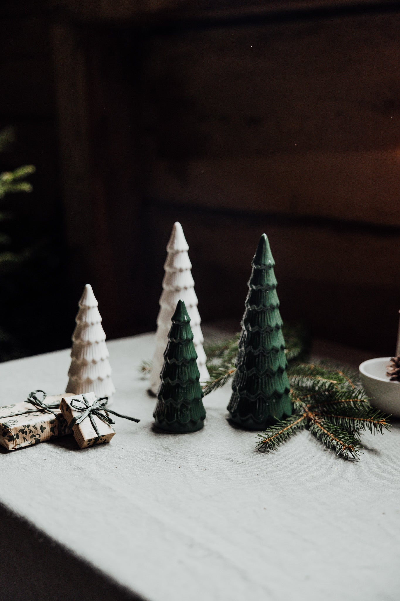 Granbacken Small White Decoration