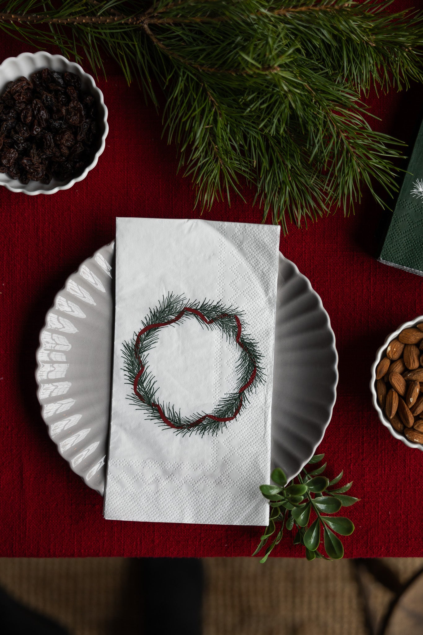 Krans Med Band Napkin