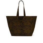 ELISA TOTE BAG ZEBROU TAPENADE: TAPENADE / ZEBROU