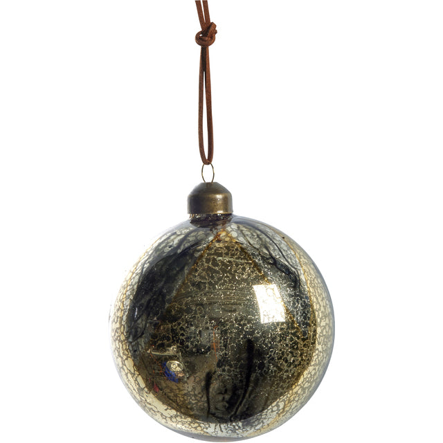 Nosille II Bauble Silver/Gold 10cm
