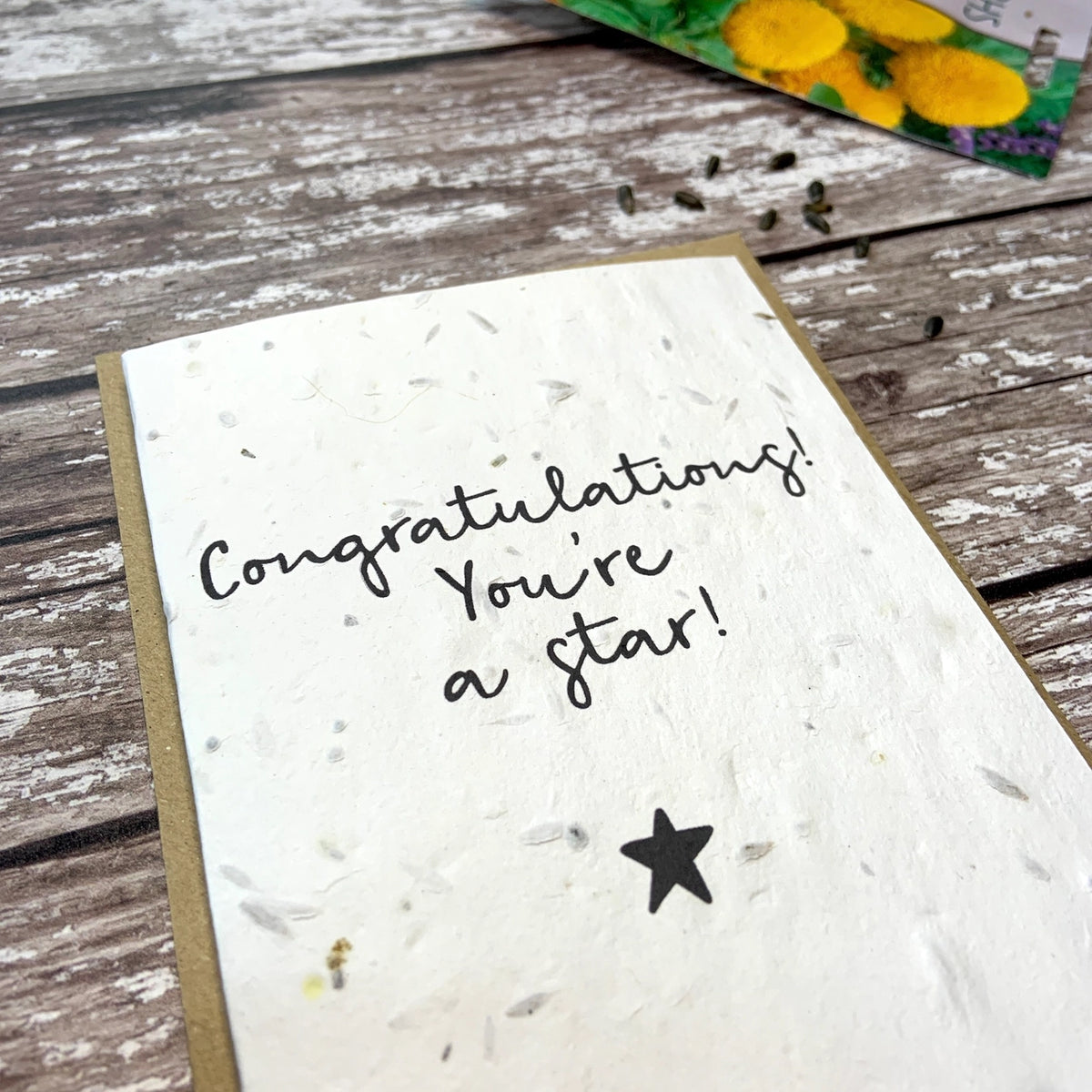 Congratulations Plantable Seed Card