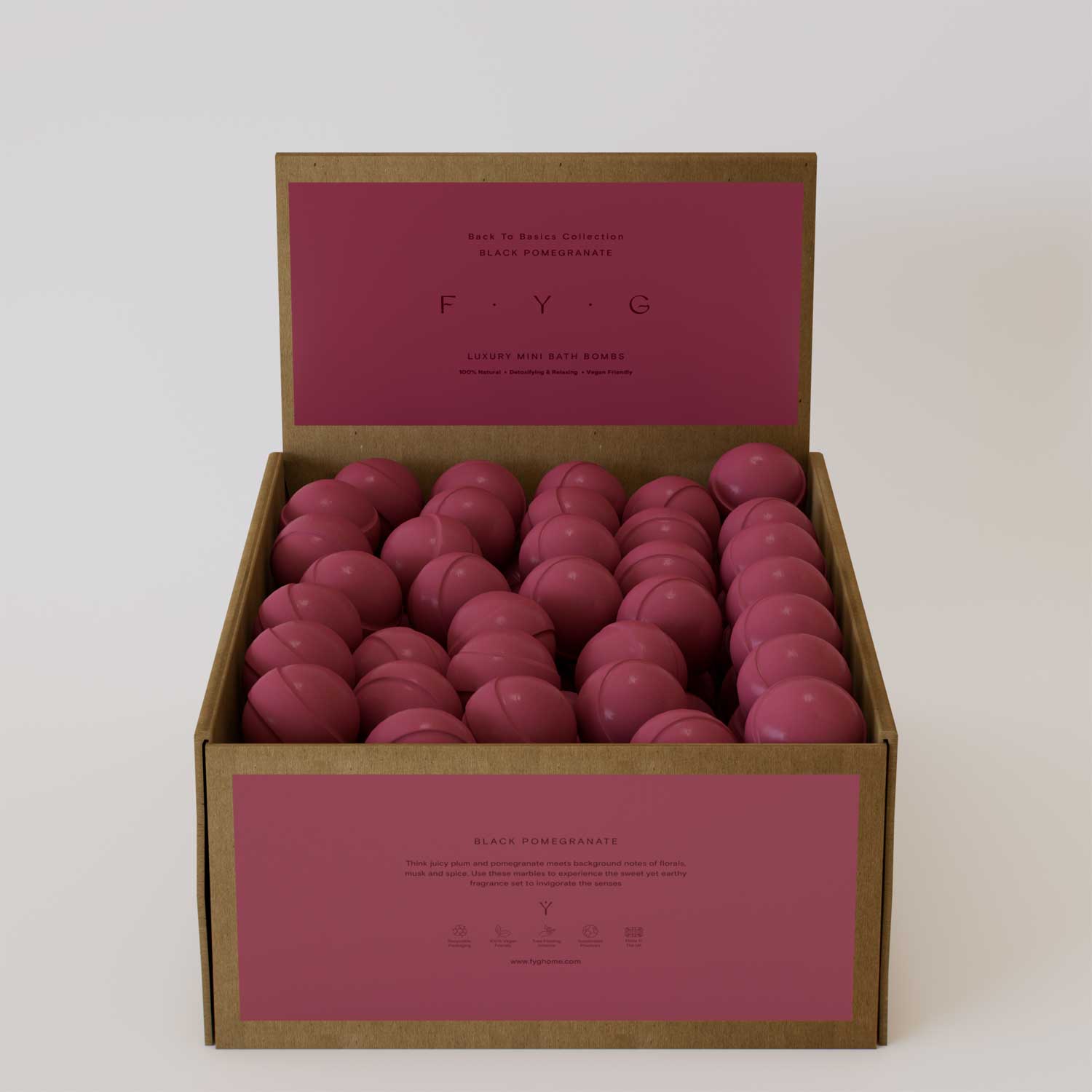 Black Pomegranate Bath Bomb