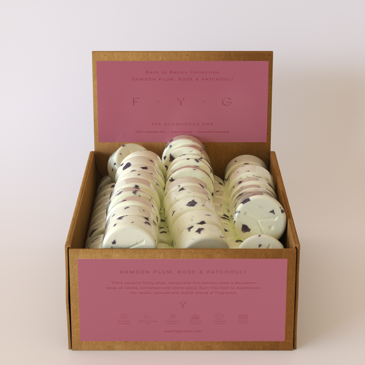 Damson Plum, Rose & Patchouli Wax Melts