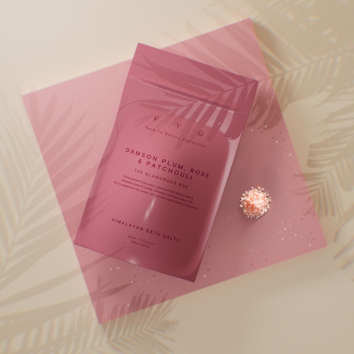 Damson Plum, Rose & Patchouli Bath Salts