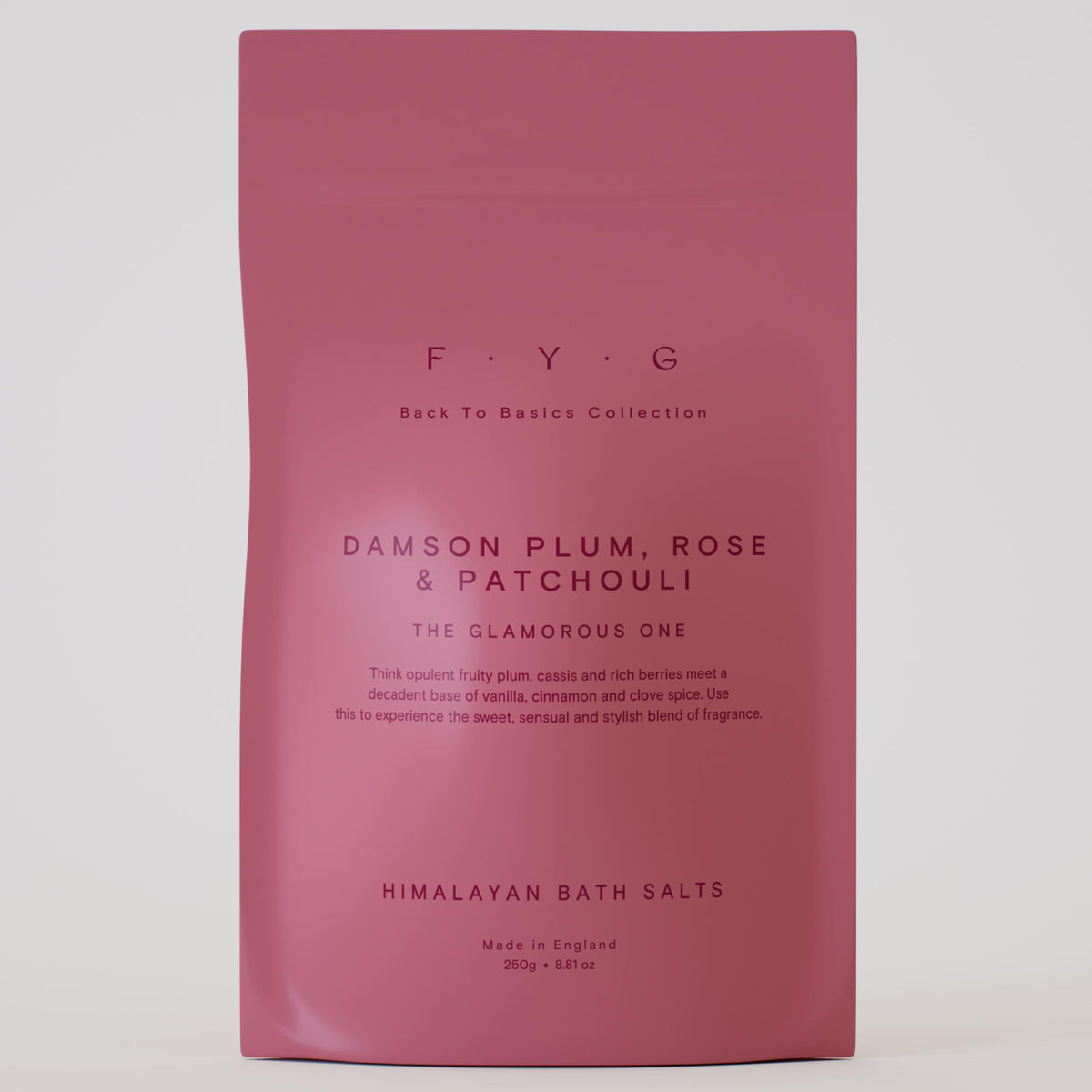 Damson Plum, Rose & Patchouli Bath Salts