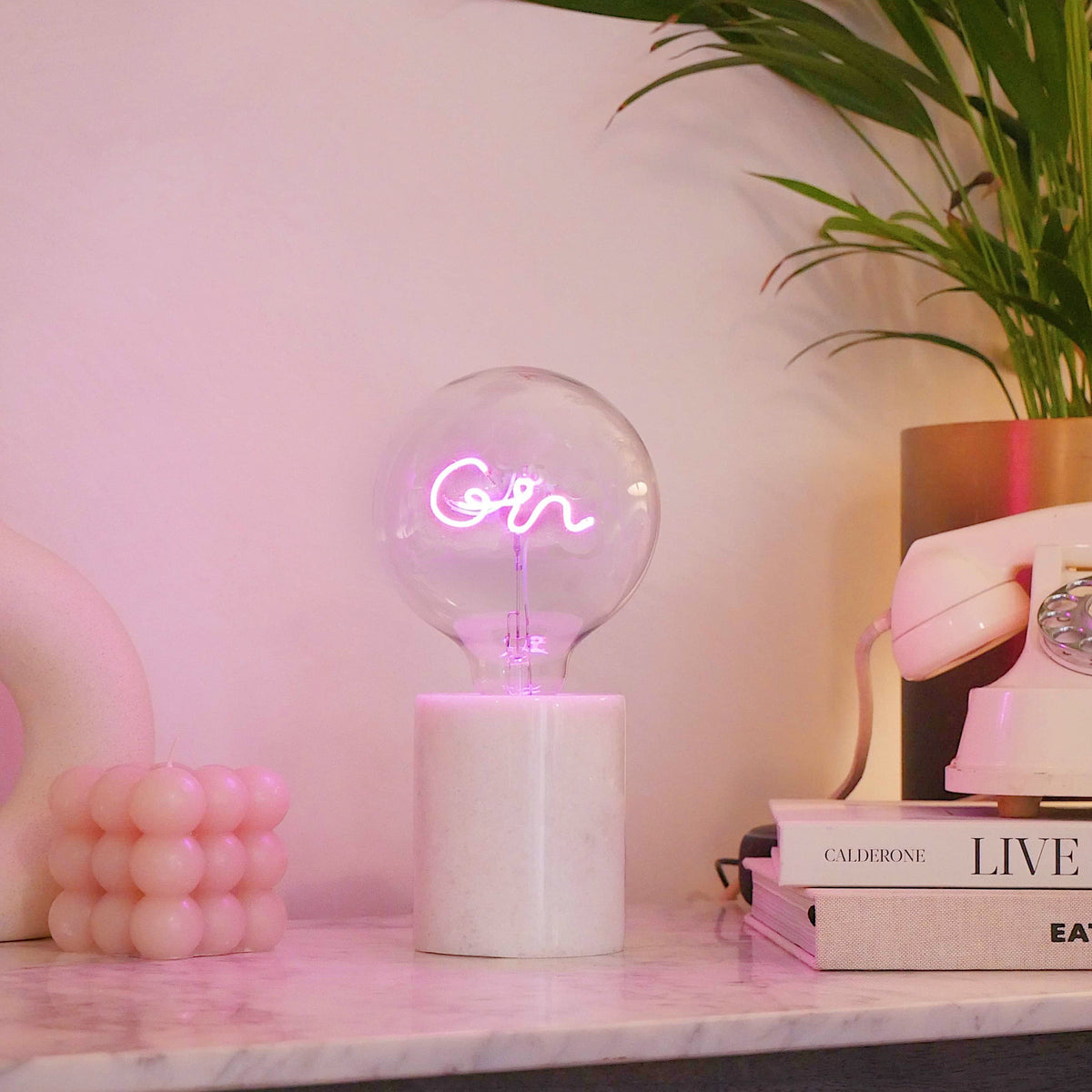 Gin Pink Screw Down Bulb