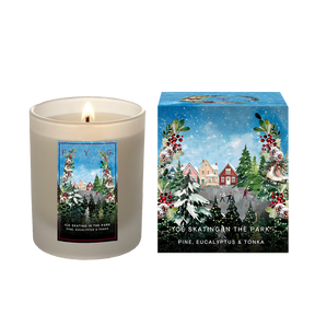 Ice Skating In The Park Candle