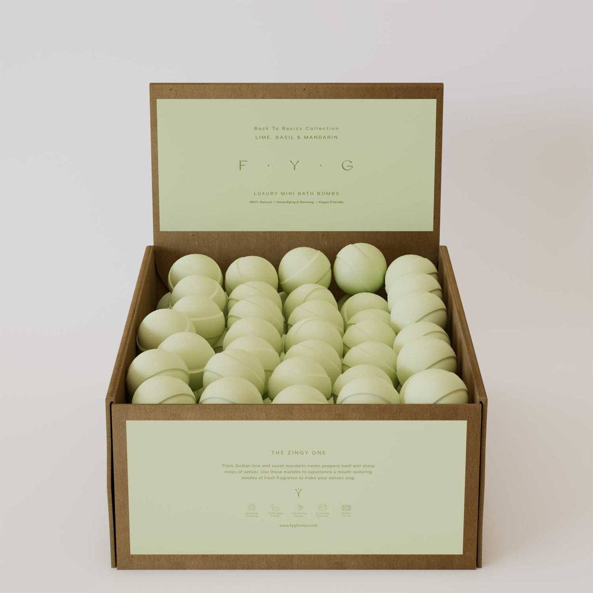 Lime, Basil & Mandarin Bath Bomb