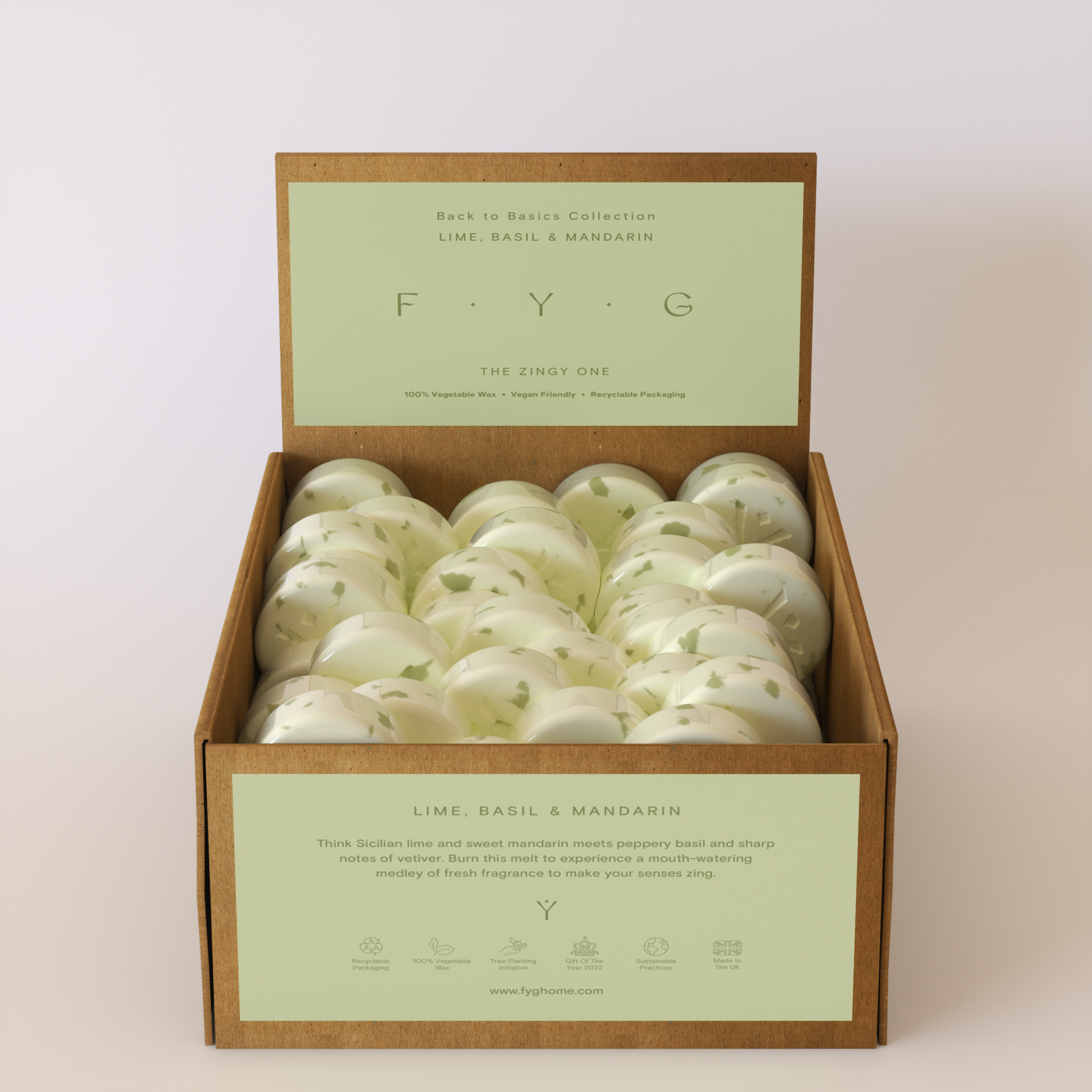 Lime, Basil & Mandarin Wax Melts
