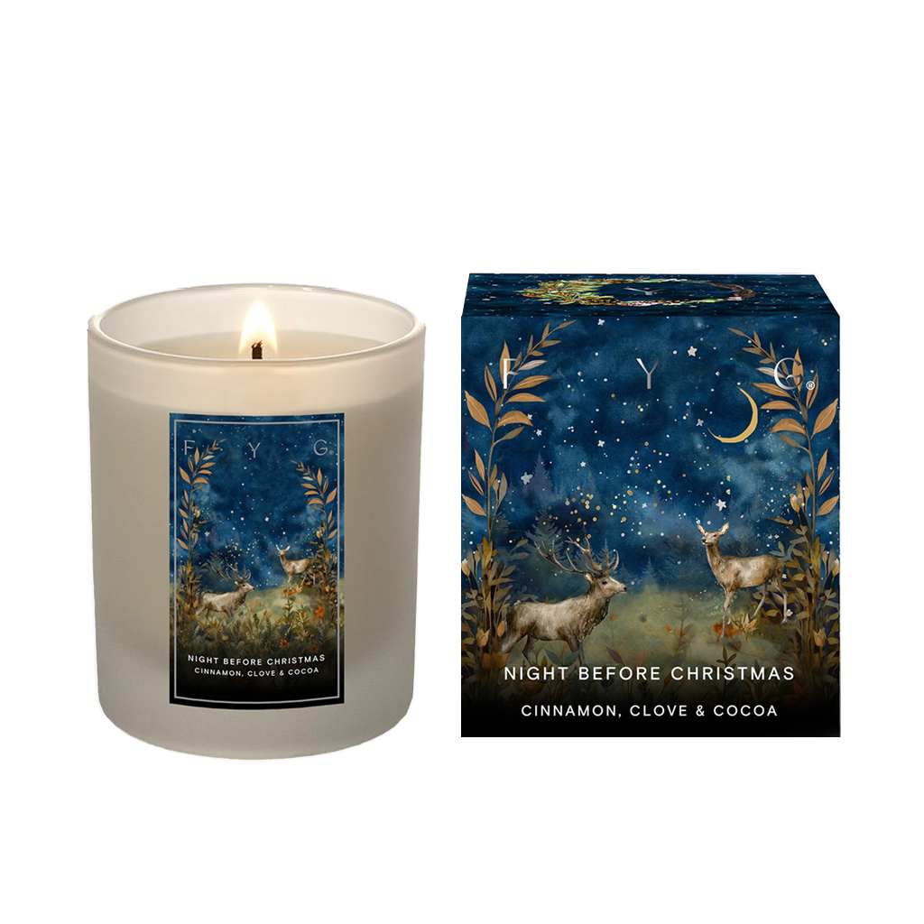 Night Before Christmas Candle