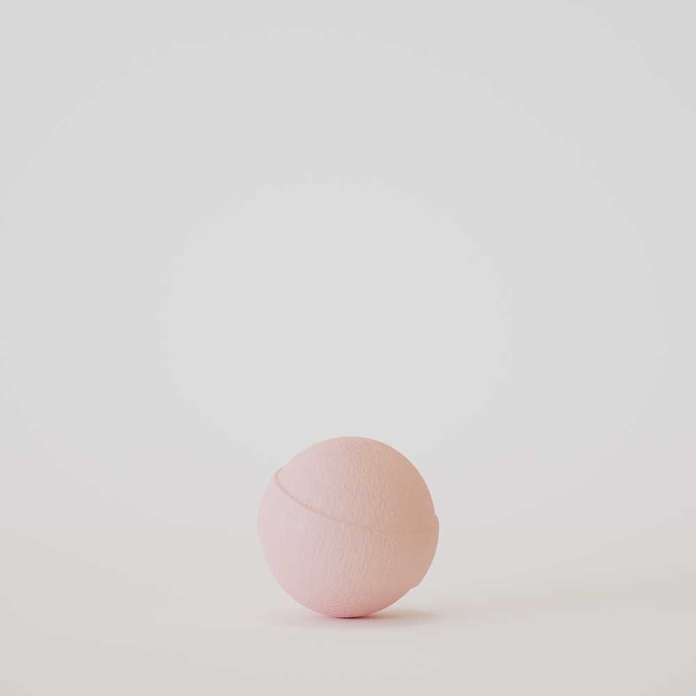 Peony & Blush Suede Bath Bomb
