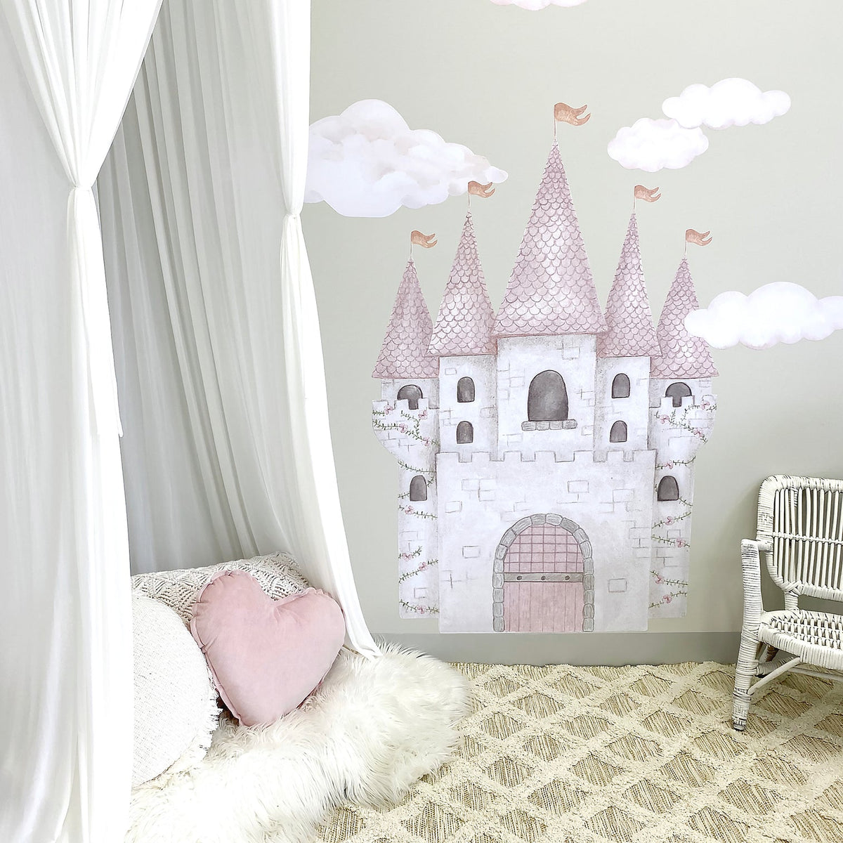 Castle & Clouds Decal Set