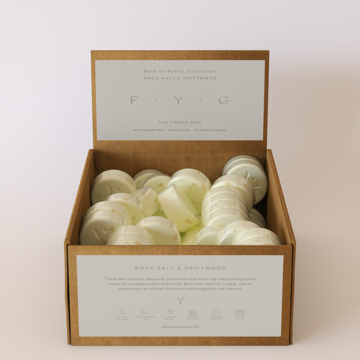Rock Salt & Driftwood Wax Melts