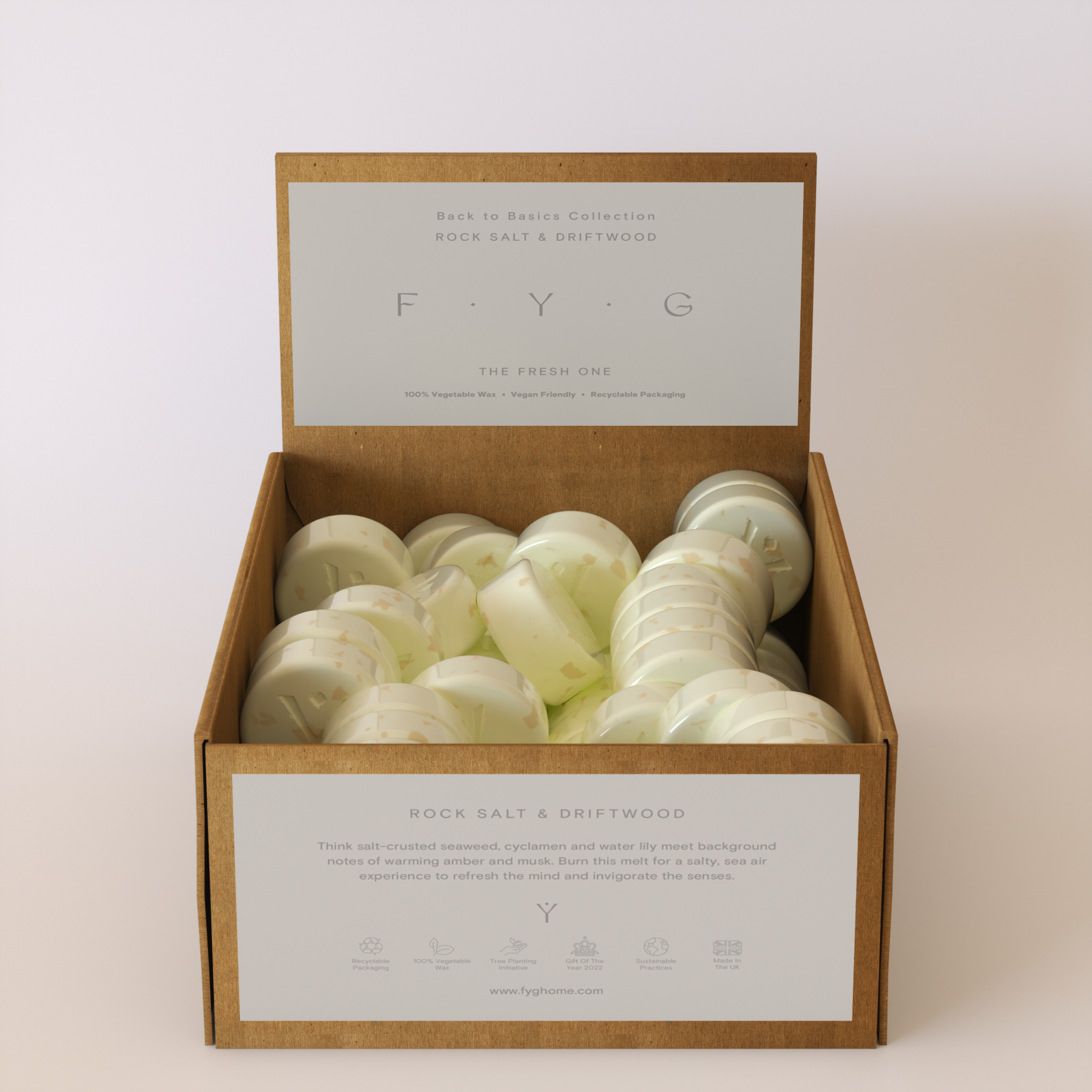 Rock Salt & Driftwood Wax Melts