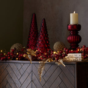 Ruby Red Bonbon Medium Candle Holder