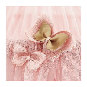 Butterfly Dreams Canopy Light Pink Gold Crown