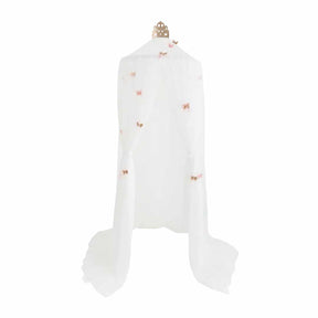 Butterfly Dreams Canopy White Multi Gold Crown