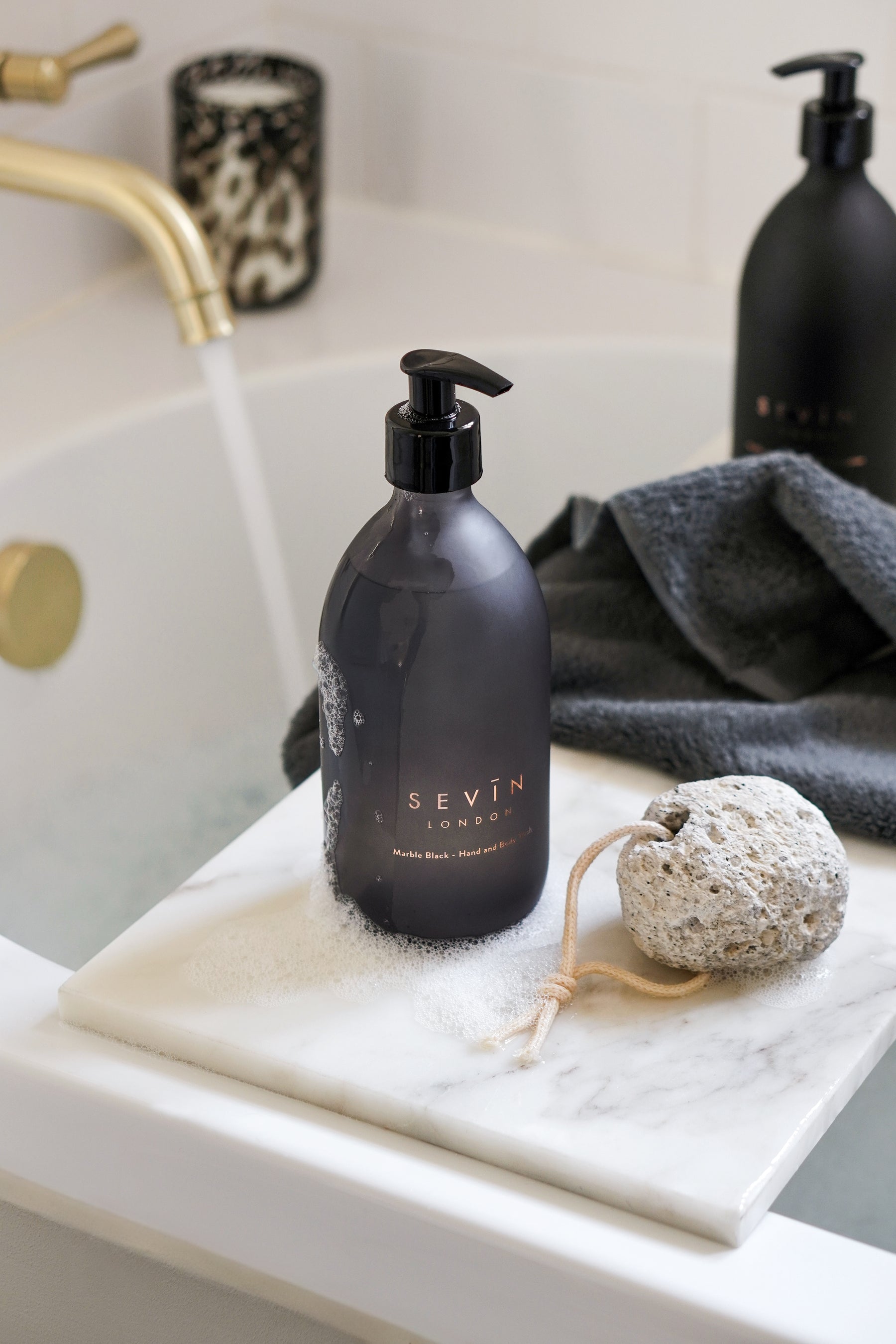 Marble Black Hand And Body Wash 500ml Black Edition