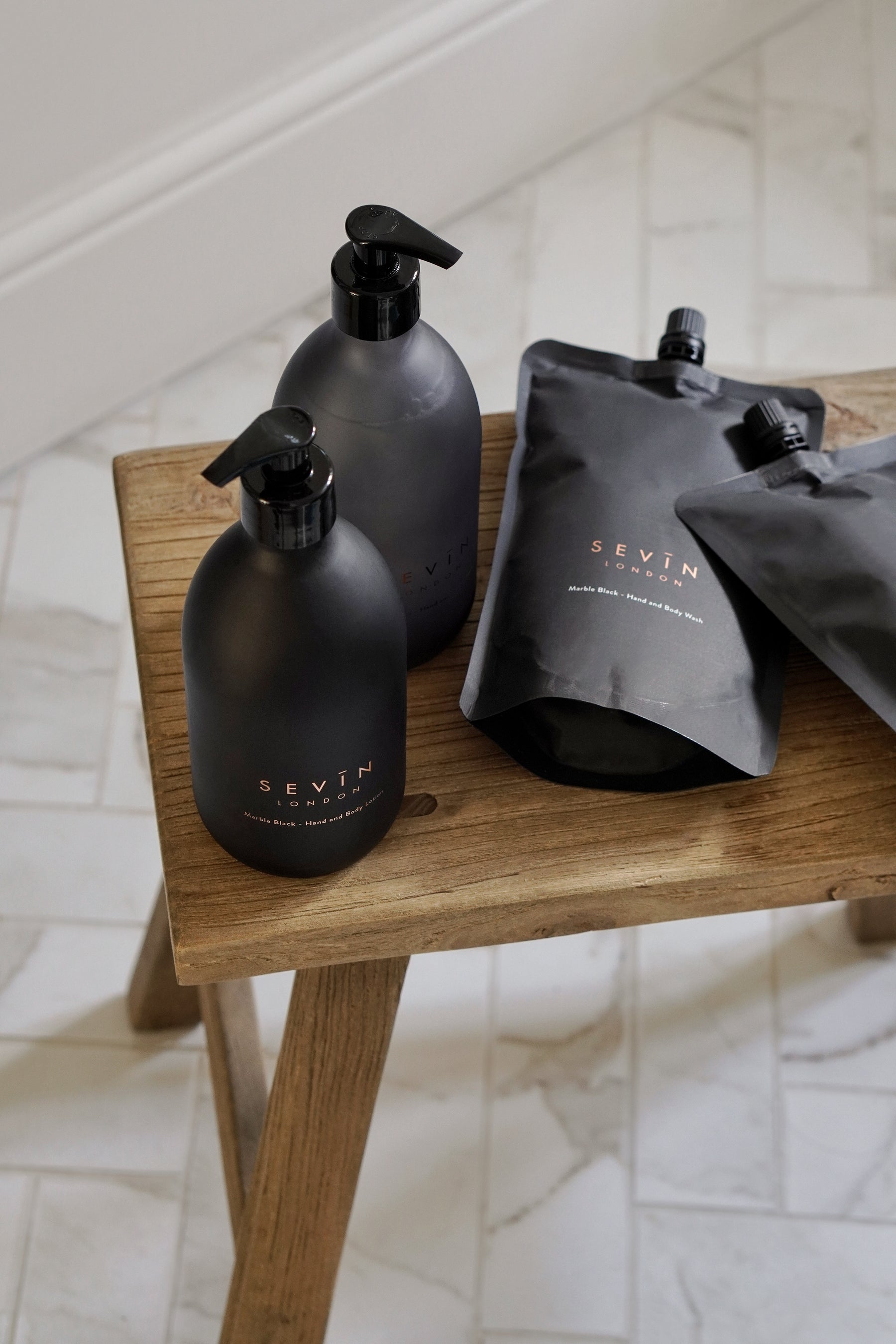 Marble Black Hand And Body Wash 500ml Black Edition