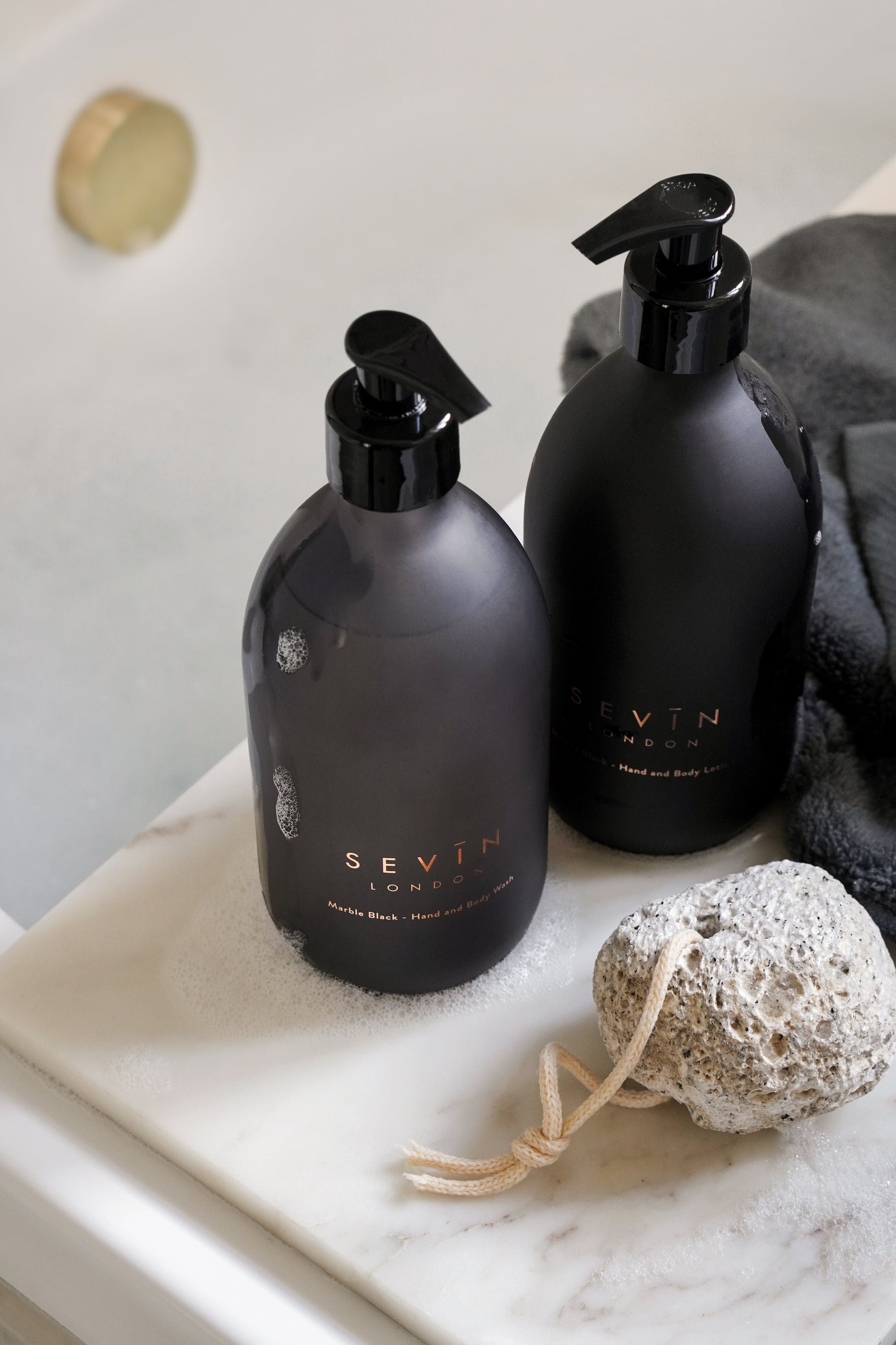 Marble Black Hand And Body Wash 500ml Black Edition